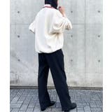 リングファスナーがスッキリ見え。あったかトレーナー。ハーフジップフリースブルオー… | SETUP7【WOMEN】 | 詳細画像15 