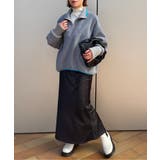 リングファスナーがスッキリ見え。あったかトレーナー。ハーフジップフリースブルオー… | SETUP7【WOMEN】 | 詳細画像20 