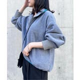 リングファスナーがスッキリ見え。あったかトレーナー。ハーフジップフリースブルオー… | SETUP7【WOMEN】 | 詳細画像22 
