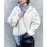 リングファスナーがスッキリ見え。あったかトレーナー。ハーフジップフリースブルオー… | SETUP7【WOMEN】 | 詳細画像34 