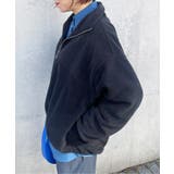 リングファスナーがスッキリ見え。あったかトレーナー。ハーフジップフリースブルオー… | SETUP7【WOMEN】 | 詳細画像4 