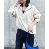 リングファスナーがスッキリ見え。あったかトレーナー。ハーフジップフリースブルオー… | SETUP7【WOMEN】 | 詳細画像41 