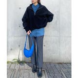 リングファスナーがスッキリ見え。あったかトレーナー。ハーフジップフリースブルオー… | SETUP7【WOMEN】 | 詳細画像5 