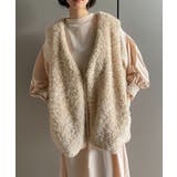 繊細なプードルファーが魅力。【SETUP7】ポケット付きファーベスト | SETUP7【WOMEN】 | 詳細画像1