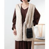 繊細なプードルファーが魅力。【SETUP7】ポケット付きファーベスト | SETUP7【WOMEN】 | 詳細画像2