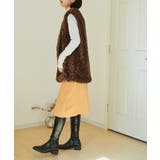 繊細なプードルファーが魅力。【SETUP7】ポケット付きファーベスト | SETUP7【WOMEN】 | 詳細画像21