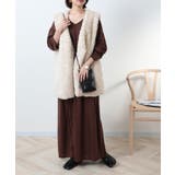 繊細なプードルファーが魅力。【SETUP7】ポケット付きファーベスト | SETUP7【WOMEN】 | 詳細画像5