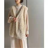 繊細なプードルファーが魅力。【SETUP7】ポケット付きファーベスト | SETUP7【WOMEN】 | 詳細画像7