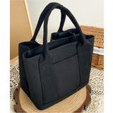 ブラック | 【SETUP7】多機能キャンバスランチバッグKNF | SETUP7【WOMEN】