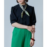 【SETUP7】サテンレトロ柄ナロースカーフ KNF | SETUP7【WOMEN】 | 詳細画像3 