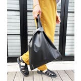 2WAYの持ち方で印象早変わり♪PUレザーエコバッグ | SETUP7【WOMEN】 | 詳細画像3 