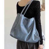 ブルー | 【SETUP7】PUレザートートバッグ KNF | SETUP7【WOMEN】