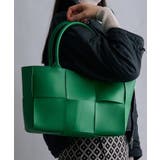 グリーン | 【SETUP7】イントレチャートPUトートバッグ KNF | SETUP7【WOMEN】