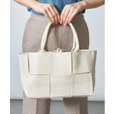 ホワイト | 【SETUP7】イントレチャートPUトートバッグ KNF | SETUP7【WOMEN】