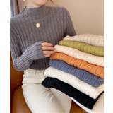 グレー | 【SETUP7】ワイドリブモックネックニット SCCH266 | SETUP7【WOMEN】