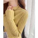 イエロー | 【SETUP7】ワイドリブモックネックニット SCCH266 | SETUP7【WOMEN】