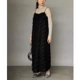 フリンジフェザーキャミソールワンピース キャミワンピ | SETUP7【WOMEN】 | 詳細画像3