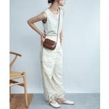 【SETUP7】PUレザーラウンデッドサドルバッグ ショルダーバッグ KNF | SETUP7【WOMEN】 | 詳細画像3 