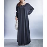 ブラック | 【SETUP7】Vネックフレアワンピース SCCH329 | SETUP7【WOMEN】