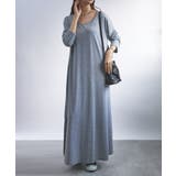 グレー | 【SETUP7】Vネックフレアワンピース SCCH329 | SETUP7【WOMEN】