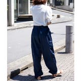 スリット入りサテンカーゴパンツ パラシュートパンツ ジョガーパンツ | SETUP7【WOMEN】 | 詳細画像34 