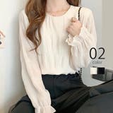 【MAISON BREEZE】シアーシフォンブラウス KNF030 | SETUP7【WOMEN】 | 詳細画像1