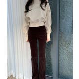 【SETUP7】ショート丈リブデザイン裏毛スウェット KNF030 | SETUP7【WOMEN】 | 詳細画像4