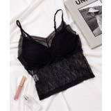 【SETUP7】レース刺繍カップ付きキャミソール KNF049 | SETUP7【WOMEN】 | 詳細画像1