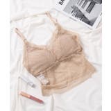 ベージュ | 【SETUP7】レース刺繍カップ付きキャミソール KNF049 | SETUP7【WOMEN】