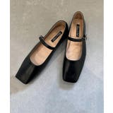 ブラック | 【SETUP7】ストラップ付フラットシューズ SCCH470 | SETUP7【WOMEN】