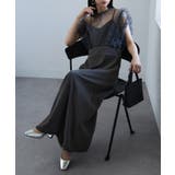 チャコールグレー | 【MAISON BREEZE】チュールフリルドッキングワンピース | SETUP7【WOMEN】