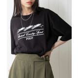 ブラック | Boat oversize print | SETUP7【WOMEN】