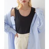 チャコールグレー | 【SETUP7】ベーシックリブタンクトップ GLR | SETUP7【WOMEN】