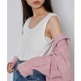 ホワイト | 【SETUP7】ベーシックリブタンクトップ GLR | SETUP7【WOMEN】