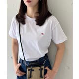 6051980 T C天竺フェルト刺繍Tシャツ | SETUP7【WOMEN】 | 詳細画像5