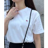 6051980 T C天竺フェルト刺繍Tシャツ | SETUP7【WOMEN】 | 詳細画像6