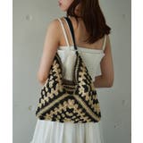 【SETUP7】ワンショルダートライアングル編みトート SCCH | SETUP7【WOMEN】 | 詳細画像10 