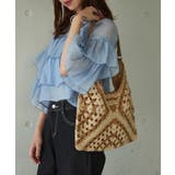 【SETUP7】ワンショルダートライアングル編みトート SCCH | SETUP7【WOMEN】 | 詳細画像2 