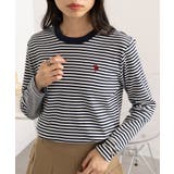 ネイビー系3 | 【U.S. POLO ASSN.】スムース長袖Tシャツ | SETUP7【WOMEN】