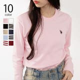【U.S. POLO ASSN.】スムース長袖Tシャツ | SETUP7【WOMEN】 | 詳細画像1