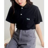 ブラック | 【THE FOX】ワッペンPOLOシャツ | SETUP7【WOMEN】