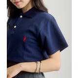 ネイビー | 【WESTERN POLO TEXAS】別注ワッペンPOLOシャツ | SETUP7【WOMEN】