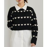 【MAISON BREEZE】ハート型JQニット クロップドPO | SETUP7【WOMEN】 | 詳細画像12 