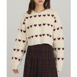 【MAISON BREEZE】ハート型JQニット クロップドPO | SETUP7【WOMEN】 | 詳細画像2 