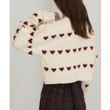 【MAISON BREEZE】ハート型JQニット クロップドPO | SETUP7【WOMEN】 | 詳細画像5 