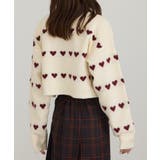 【MAISON BREEZE】ハート型JQニット クロップドPO | SETUP7【WOMEN】 | 詳細画像6 