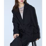 ブラック | side lace tailored | SETUP7【WOMEN】