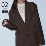 side lace tailored | SETUP7【WOMEN】 | 詳細画像1