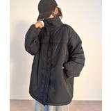 ブラック | Stand collar padded | SETUP7【WOMEN】