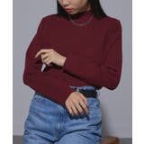 バーガンディー | 【SETUP7】ハイネックニット | SETUP7【WOMEN】